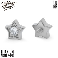 Накрутка Crystal star IG 1.6 мм титан