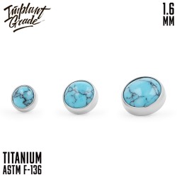 Накрутка Turquoise IG 1.6 мм титан