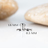Микродермал якорь IG 1.6 мм титан