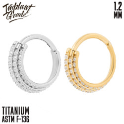 Кольцо-кликер Coliseum IG 1.2 мм титан