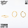 Кольцо-кликер Chop IG 1.2 мм титан