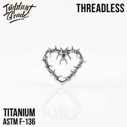 Топ Thorn Heart БЕЗРЕЗЬБОВОЙ IG титан