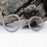 Кольцо-кликер Side Opal IG 1.2 мм титан