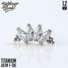 Накрутка NEW 4K Marquise Bead IG 1.2 мм титан
