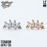Накрутка NEW 4K Marquise Bead IG 1.2 мм титан