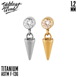 Накрутка Pendant Cone IG 1.2 мм титан 