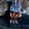 Накрутка-кластер Marquise vol. 2 Natural Stone IG 1.2 мм титан