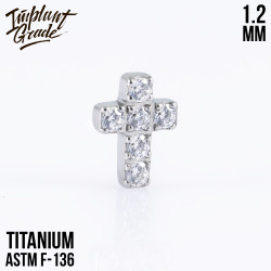 Накрутка Diamond Cross IG 1.2 мм титан