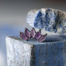 Накрутка-кластер 5K Marquise Natural Stone IG 1.2 мм титан 