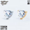 Накрутка Crystal Heart IG 1.2 мм титан 