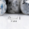 Улитка с кристаллом 3 мм 0.8 мм сталь