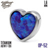 Накрутка Heart Opal IG 1.6 мм титан 