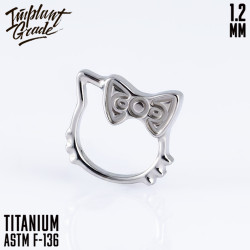 Накрутка Hello Kitty IG 1.2 мм титан
