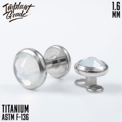 Накрутка White Opal IG 1.6 мм титан