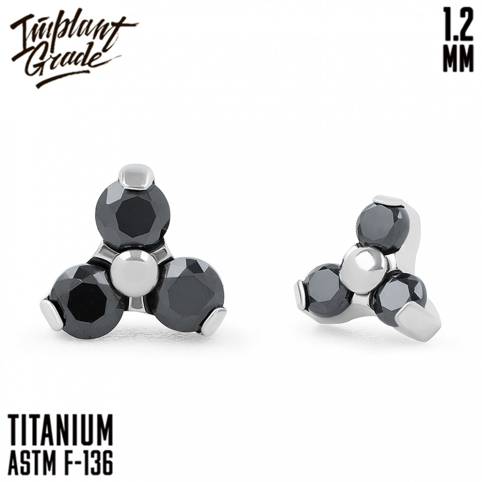 Накрутка Trio Black IG 1.2 мм титан