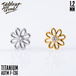 Накрутка Open Flower IG 1.2 мм титан
