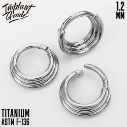 Кольцо-кликер Trio IG 1.2 мм титан