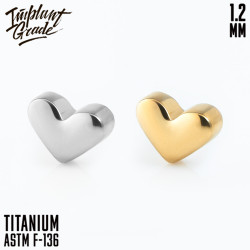 Накрутка Heart mini Implant Grade 1.2 мм титан