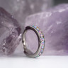 Кольцо-кликер Luxe Opal IG 1.2 мм титан