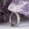 Кольцо-кликер Luxe Opal IG 1.2 мм титан