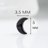Накрутка Half moon IG 1.6 мм титан