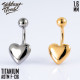 Банан Simple Heart IG 1.6 мм титан