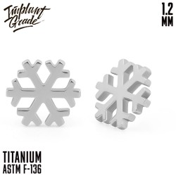 Накрутка B snowflake IG 1.2 мм титан