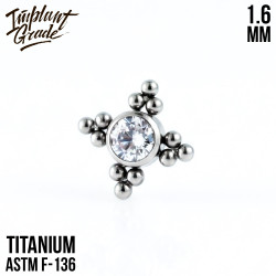 Накрутка 4 Fold Bead IG 1.6 мм титан