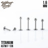 Лабрет шар IG 1.6 мм титан 