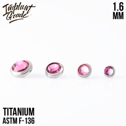 Накрутка Rose IG 1.6 мм титан 