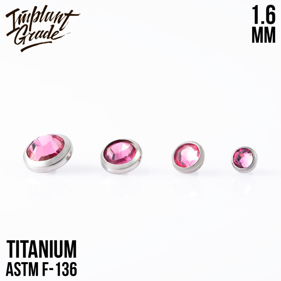 Накрутка Rose IG 1.6 мм титан 