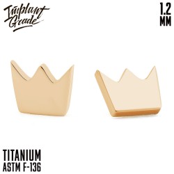 Накрутка Crown Gold IG 1.2 мм титан+PVD