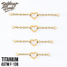 Подвеска Chain Heart IG титан