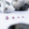 Накрутка Фианит Pink IG 1.2 мм титан