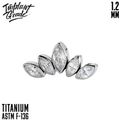 Накрутка-кластер Diamant IG 1.2 мм титан