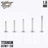 Ножка лабрета IG 1.6 мм титан 