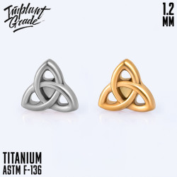 Накрутка Celtic Knot IG 1.2 мм титан