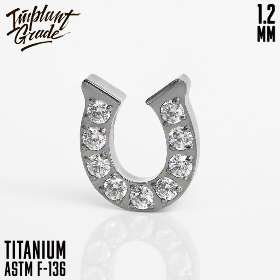 Накрутка Horseshoe Implant Grade 1.2 мм титан 