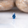 Накрутка Drop Crystal IG 1.2 мм титан
