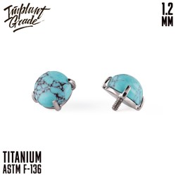 Накрутка Hemi Turquoise IG 1.2 мм титан