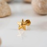 Лабрет 3D Star Сталь