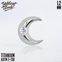 Накрутка Lunar Crystal IG 1.2 мм титан
