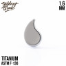 Накрутка Comma IG 1.6 мм титан