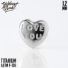 Накрутка Love You Implant Grade 1.2 мм титан 