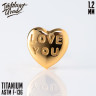 Накрутка Love You Implant Grade 1.2 мм титан 