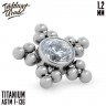 Накрутка 5 Fold Bead IG 1.2 мм титан