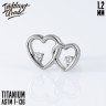 Накрутка Double Heart IG 1.2 мм титан