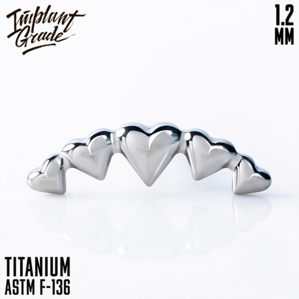 Накрутка Heartline IG 1.2 мм титан