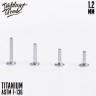 Ножка лабрета IG 1.2 мм титан 