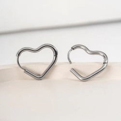 Серьги Love Сталь